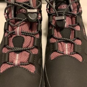 Pink and Brown Keen Hiking Boots
